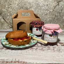 Load image into Gallery viewer, Gold Award Winning Jam duo Gift Pack - Strawberry & Cherry Plum Jam