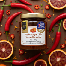 Load image into Gallery viewer, Blood Orange and Chilli Savoury Marmalade