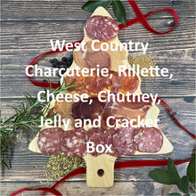 Load image into Gallery viewer, Cedrics West Country Charcuterie, Rillette, Cheese, Chutney, Jelly and Cracker box