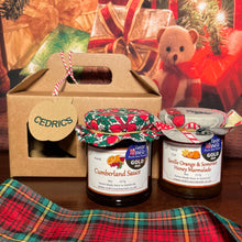 Load image into Gallery viewer, 2025 Award Winners Gammon Ham Lovers 2 Jar Gift Pack - Seville Orange & Somerset Honey Marmalade and Cumberland Sauce
