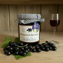 Load image into Gallery viewer, Blackcurrant and Sloe Gin Jam