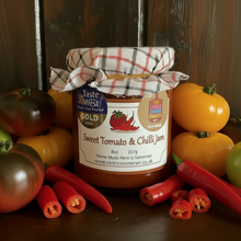 Load image into Gallery viewer, 2026 Cedrics Award Winners 3 Jar - Sweet Tomato & Chilli Jam, Blackcurrant and Sloe Gin Jam and Blood Orange and Chilli Savoury Marmalade