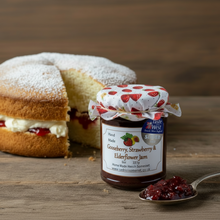 Load image into Gallery viewer, Gooseberry Strawberry and Elderflower Jam

