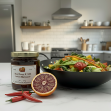 Load image into Gallery viewer, Blood Orange and Chilli Savoury Marmalade
