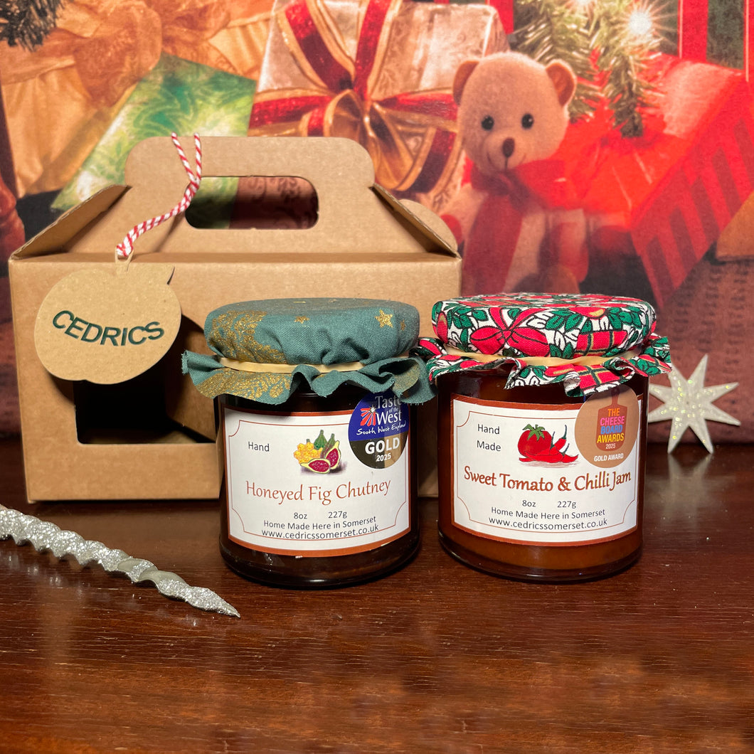 2025 Cedrics Award Winners 2 Jar - Honeyed Fig Chutney and Sweet Tomato & Chilli Jam