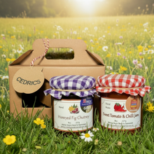 Load image into Gallery viewer, 2025 Cedrics Award Winners 2 Jar - Honeyed Fig Chutney and Sweet Tomato &amp; Chilli Jam
