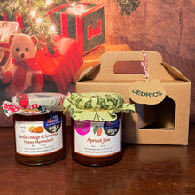 Load image into Gallery viewer, 2025 Award Winners Breakfast Gift Pack  - Seville Orange &amp; Somerset Honey Marmalade and Apricot Jam
