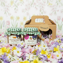 Load image into Gallery viewer, 2025 Award Winners Breakfast Gift Pack  - Seville Orange &amp; Somerset Honey Marmalade and Apricot Jam
