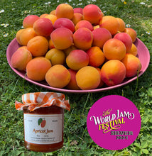 Load image into Gallery viewer, Cedrics 3 Jar Award Winners Gold and Silver 2024 - Cheddar Strawberry Jam, Apricot Jam &amp; Somerset Cherry Plum Jam
