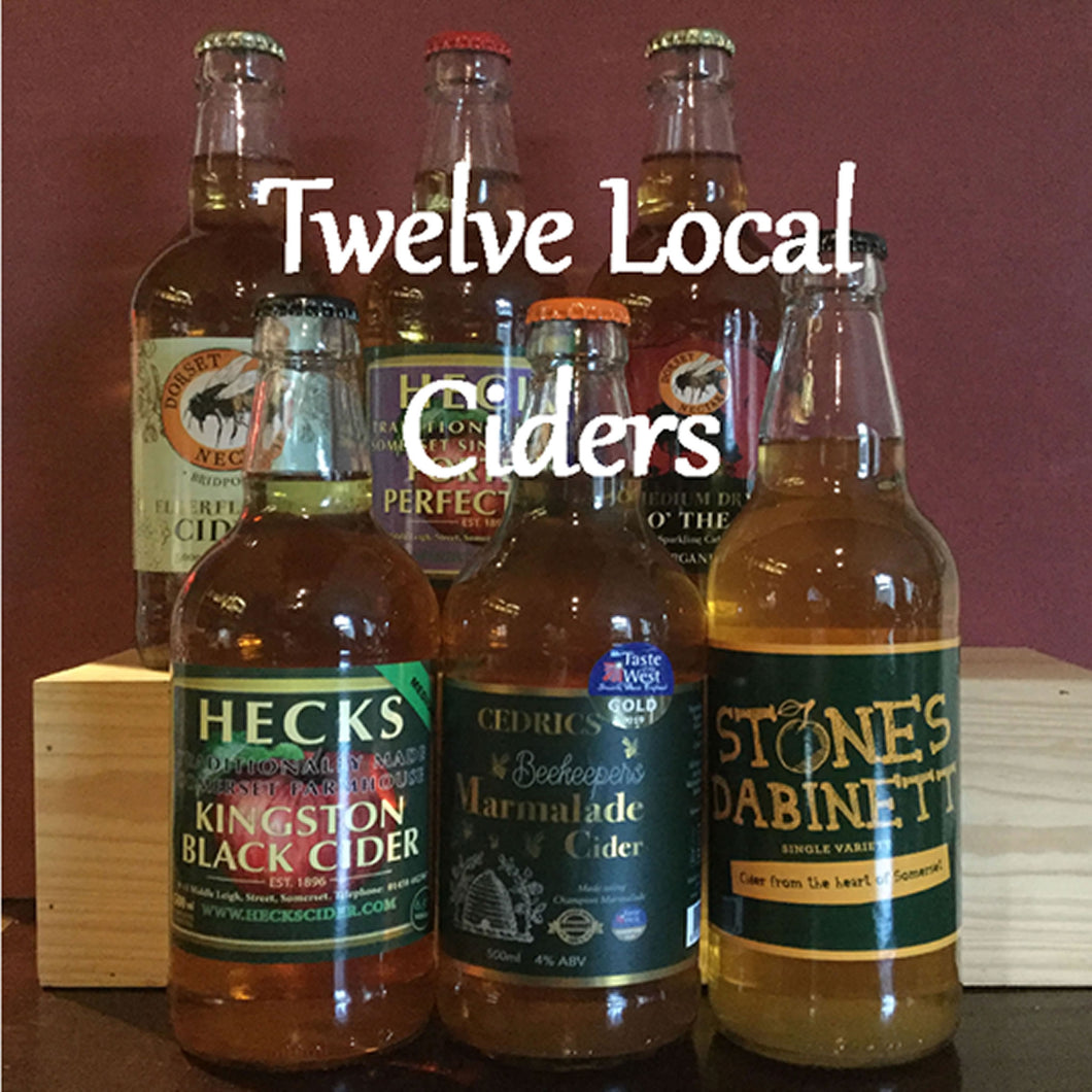 12 Bottles of local Cider