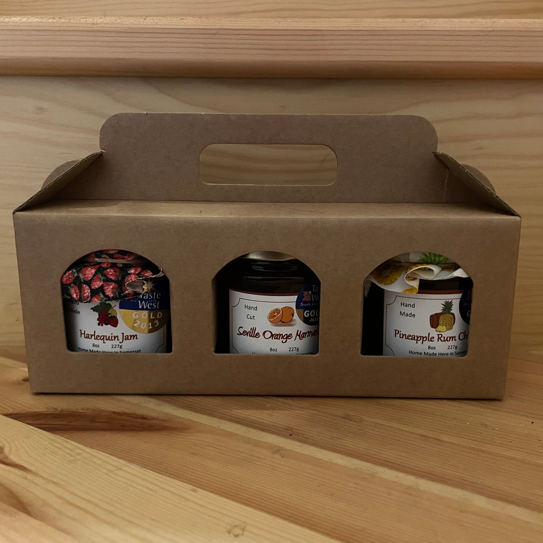 Cedrics 3 Jar Jam, Chutney and Marmalade Gift Pack