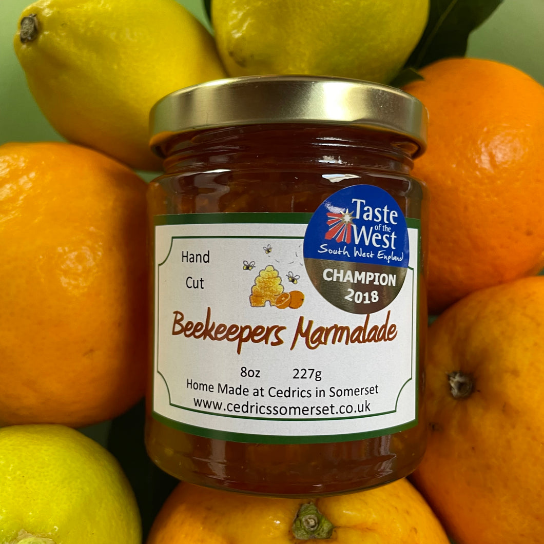 Green Label Champion Beekeepers Marmalade made with Organic ingredients