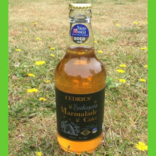 Load image into Gallery viewer, Beekeepers Marmalade Cider 3 bottle gift pack. A Taste of the West Gold 2019 Award Winning Orange and Somerset Honey Marmalade Cider. A Still medium sweet cider with distinct orange and honey flavours. Made from our Taste of the West Champion 2018 Award Winning Orange and Somerset Honey Marmalade and Somerset Apples from a single years Harvest which are traditionally pressed and left to mature slowly in old oak barrels.
